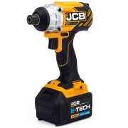 JCB 18V Cordless Brushless Impact Driver, 2.4Ah Li-ion Battery, Fast Charger in W-Boxx - 21-18BLID-5X-WB